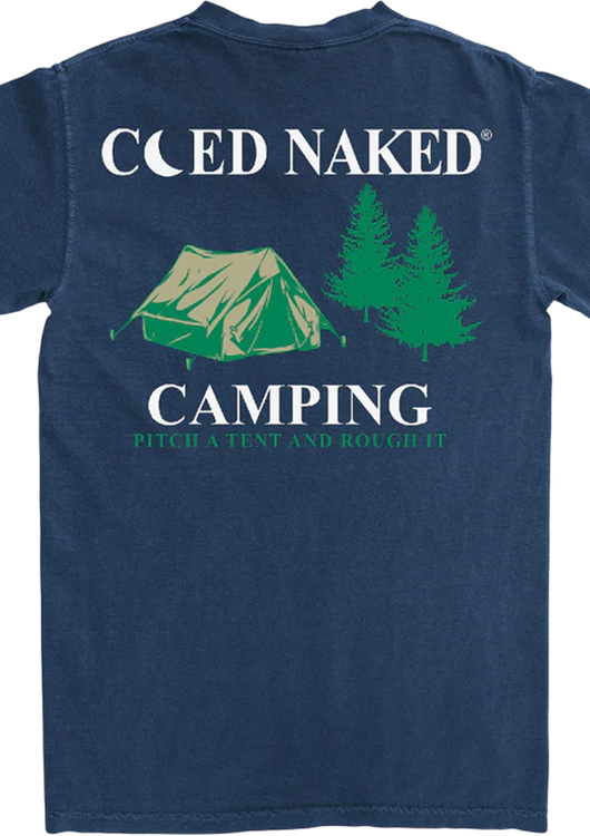 Camping Coed Naked T-Shirt - main product image