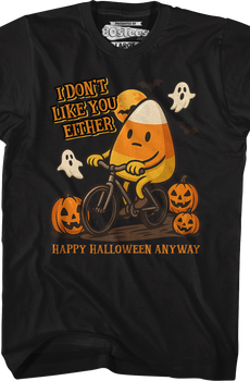 Candy Corn I Don't Like You Either T-Shirt