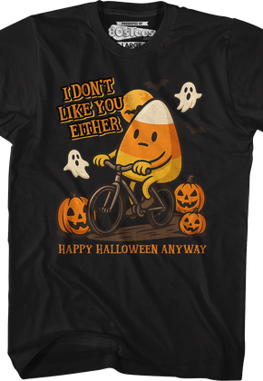 Candy Corn I Don't Like You Either T-Shirt