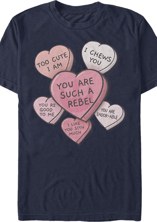 Candy Hearts Star Wars T-Shirt - main product image