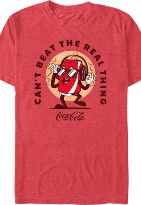 Red Can't Beat The Real Thing Coca-Cola T-Shirt