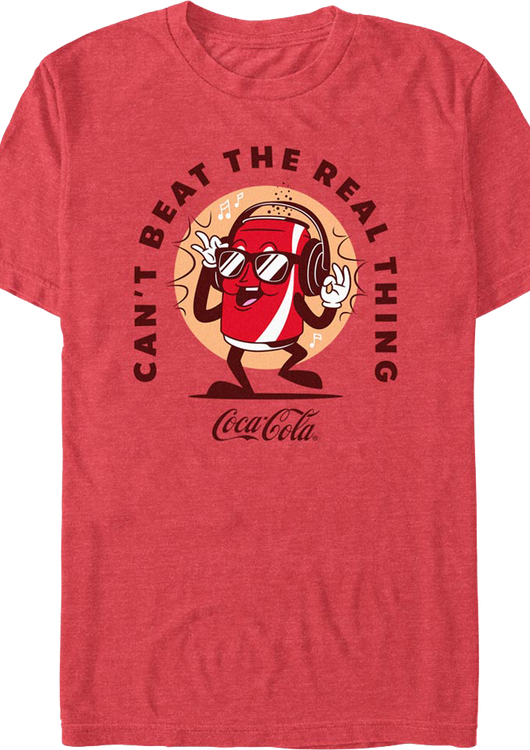 Red Can't Beat The Real Thing Coca-Cola T-Shirt - main product image