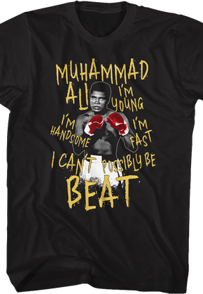 Can't Possibly Be Beat Muhammad Ali T-Shirt