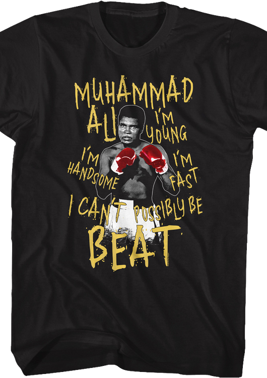 Can't Possibly Be Beat Muhammad Ali T-Shirt - main product image