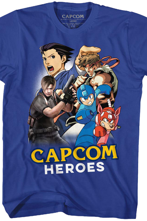 Capcom Heroes T-Shirtmain product image