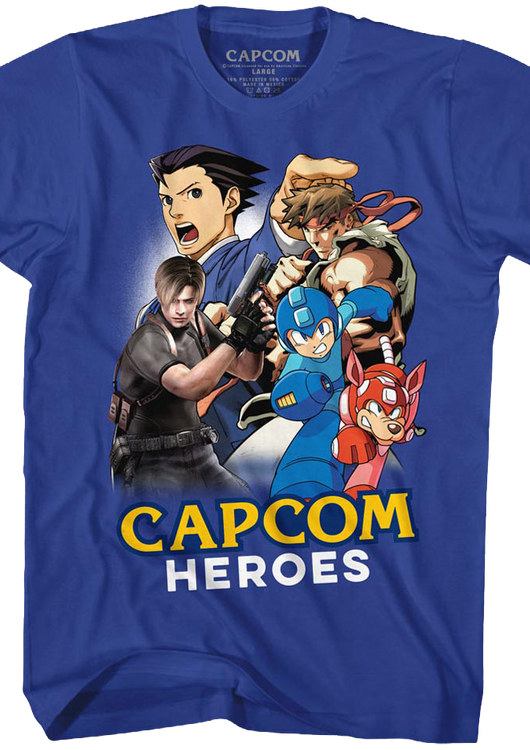 Capcom Heroes T-Shirt - main product image