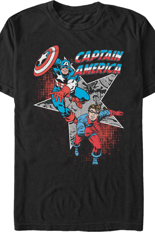 Captain America And Bucky Marvel Comics T Shirt