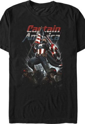 Captain America Living Legend Marvel Comics T-Shirt