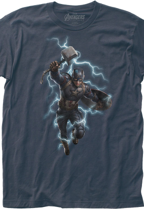 Captain America Shield and Hammer Avengers Endgame T-Shirt