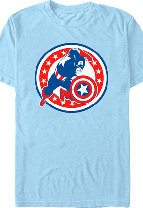 Captain America Shield Marvel Comics T-Shirt