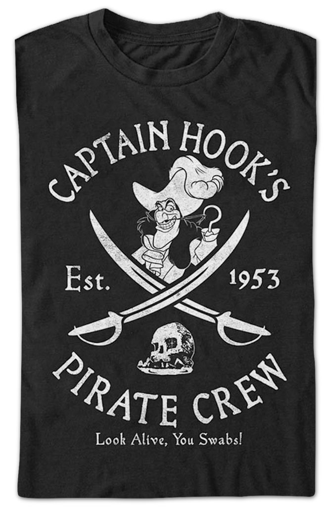 Captain Hook's Pirate Crew Disney TShirt
