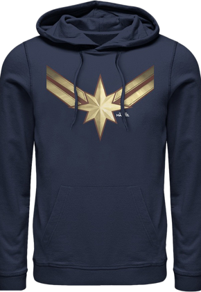 Captain Marvel Costume Hoodie