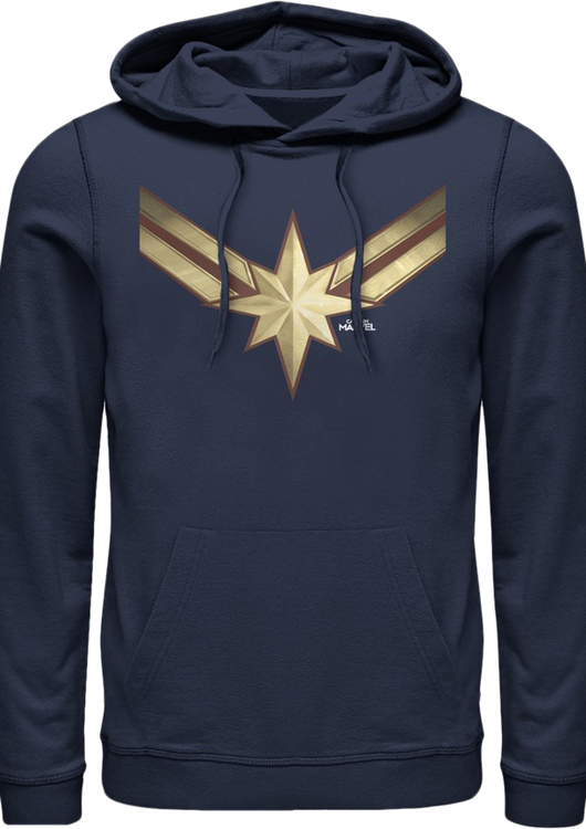 Captain Marvel Costume Hoodie - main product image