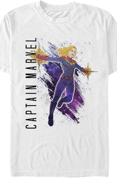 Captain Marvel Painting Avengers Endgame T-Shirt