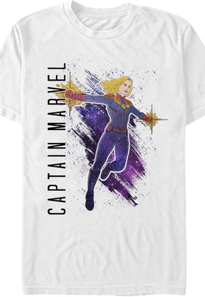 Captain Marvel Painting Avengers Endgame T-Shirt