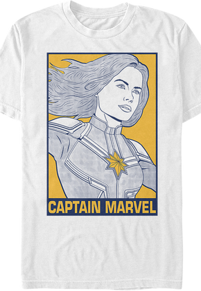 Captain Marvel Pop Art Avengers Endgame T-Shirt