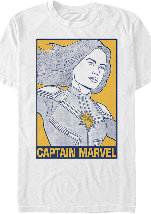 Captain Marvel Pop Art Avengers Endgame T-Shirt - main product image