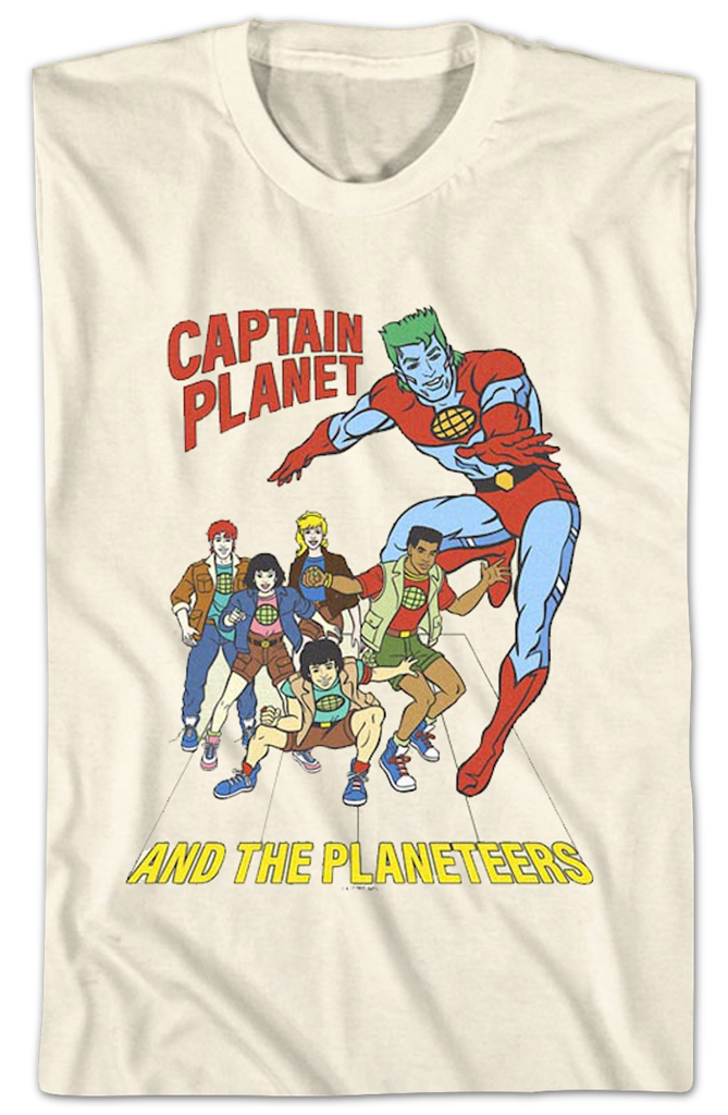 Captain Planet And The Planeteers T-Shirt