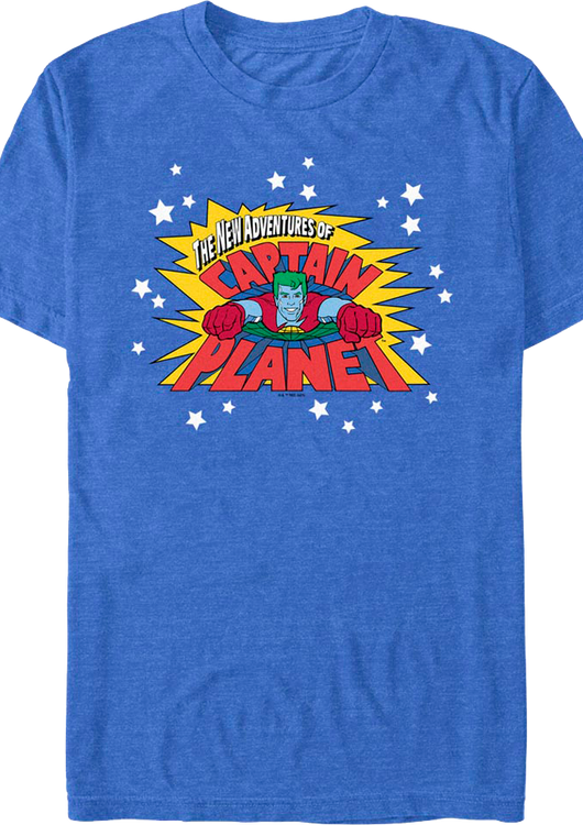 The Adventures Of Captain Planet T-Shirt - main product image