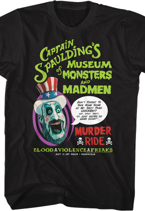 Captain Spaulding's Murder Ride House Of 1000 Corpses T-Shirt