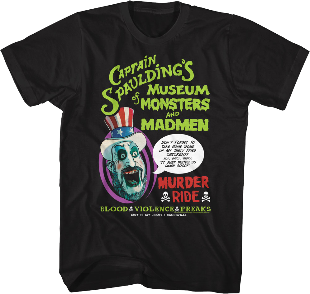 Captain Spaulding's Murder Ride House Of 1000 Corpses TShirt