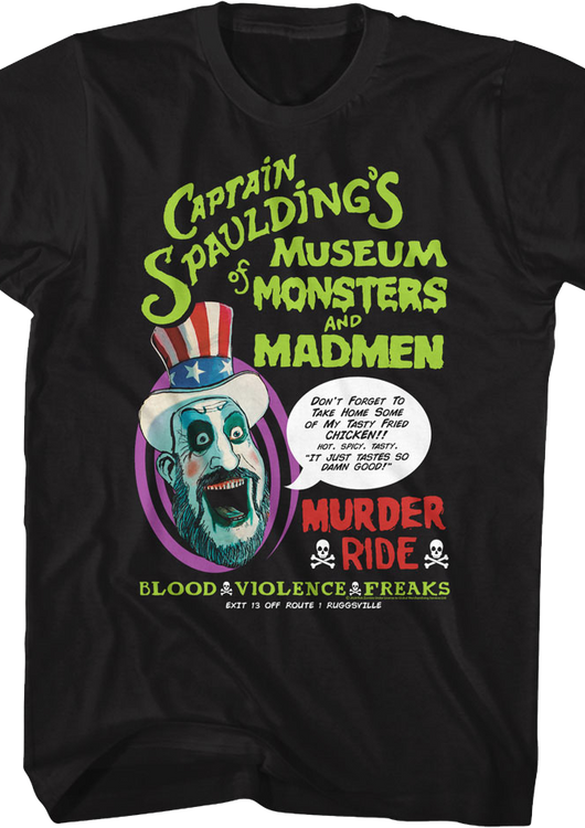 Captain Spaulding's Murder Ride House Of 1000 Corpses T-Shirt - main product image