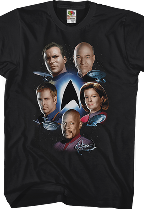 Captains Star Trek T-Shirt