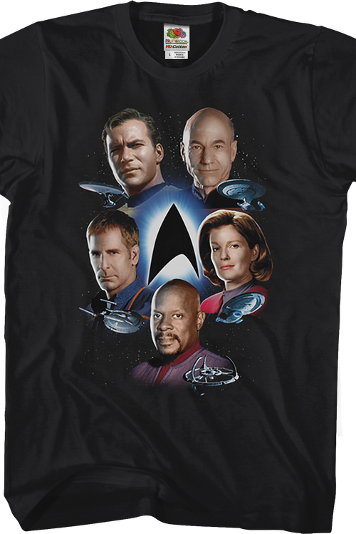 Captains Star Trek T-Shirtmain product image