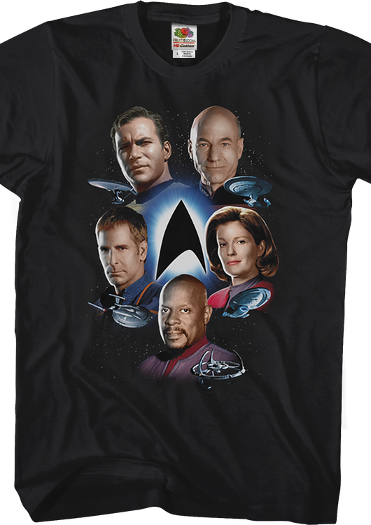 Captains Star Trek T-Shirt - main product image