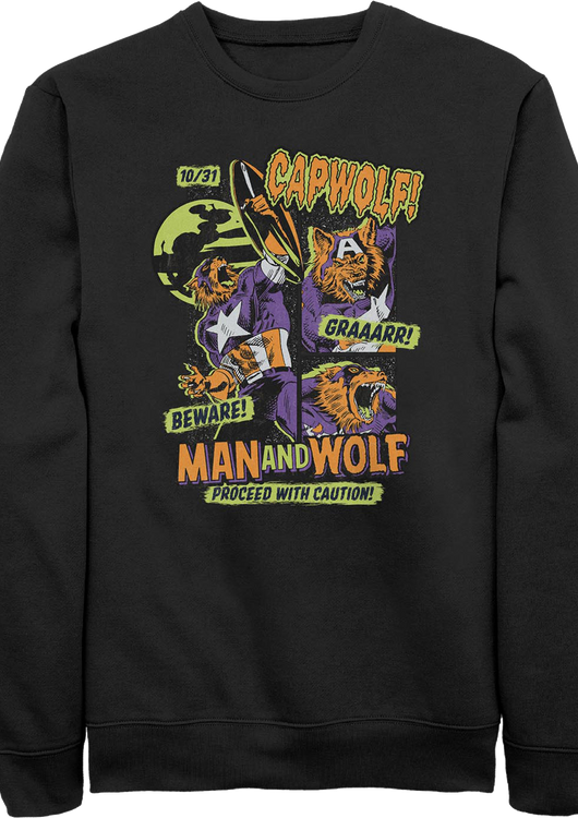 Capwolf Marvel Comics Sweatshirt - main product image