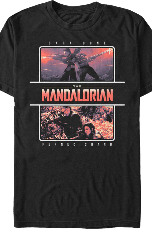 Cara Dune And Fennec Shand The Mandalorian Star Wars T-Shirtmain product image