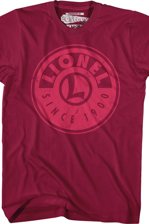 Cardinal Red Logo Lionel Trains T-Shirtmain product image
