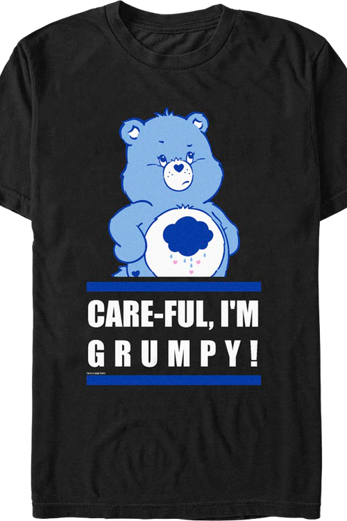 Care-ful I'm Grumpy Care Bears T-Shirt - main product image