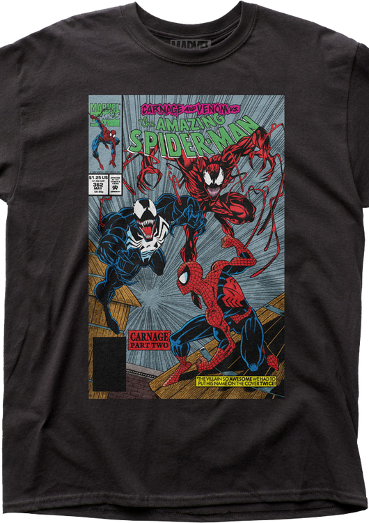 Carnage And Venom Savage Alliance Spider-Man T-Shirt - main product image