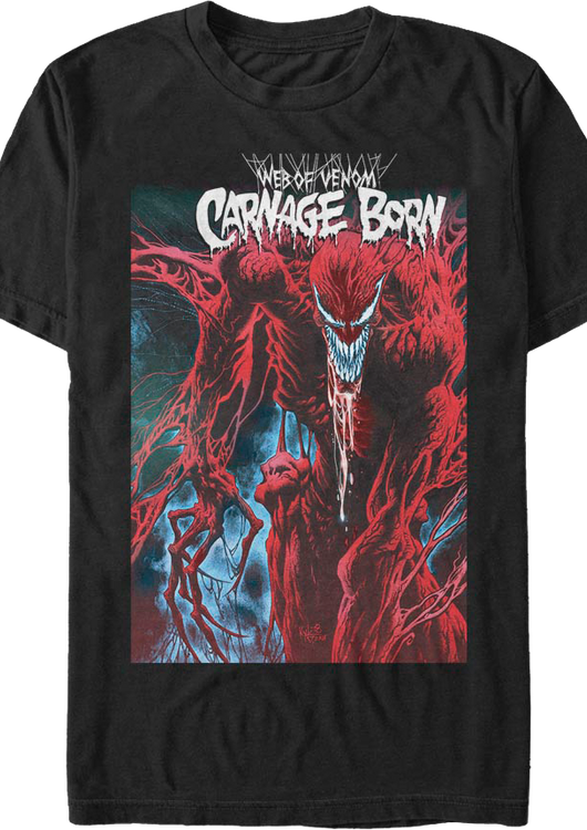 Carnage Born Marvel Comics T-Shirt - main product image