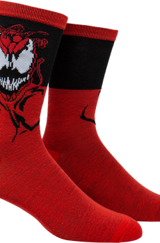 Carnage Marvel Comics Socks