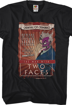 Carnival of Criminals Two-Face Batman T-Shirt