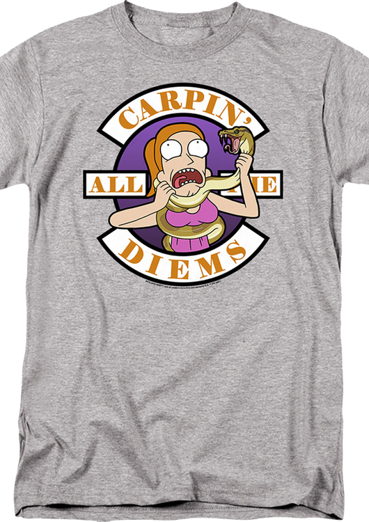 Carpin' All The Diems Rick And Morty T-Shirt - main product image
