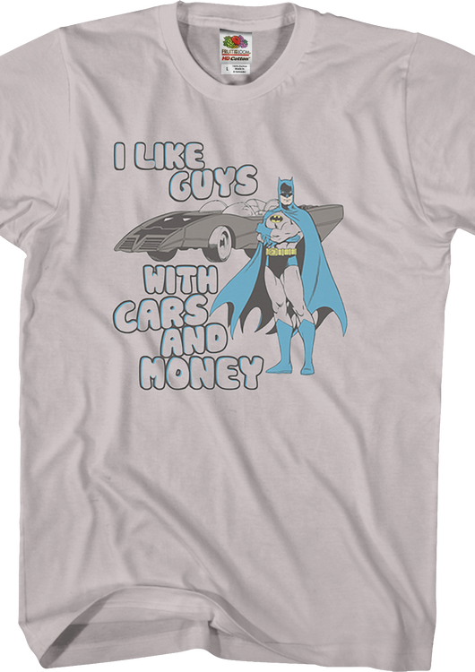 Cars and Money Batman T-Shirt - main product image