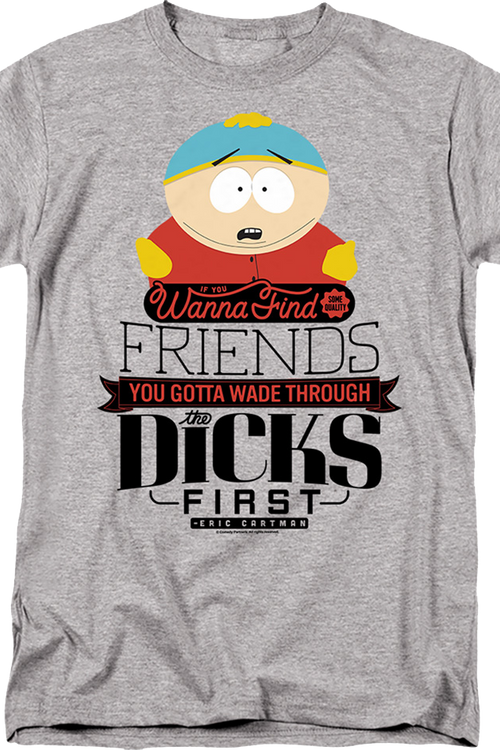 Cartman Wade Through The Dicks South Park T-Shirtmain product image