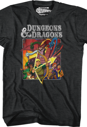 Cartoon Characters Dungeons & Dragons T-Shirt