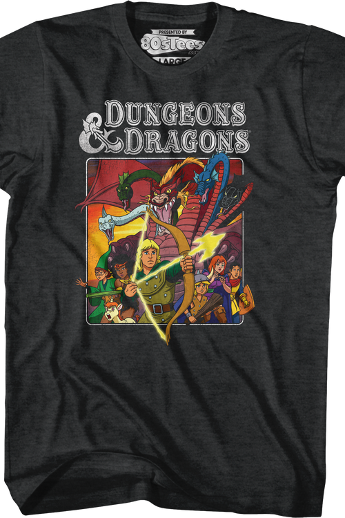 Cartoon Characters Dungeons & Dragons T-Shirt - main product image