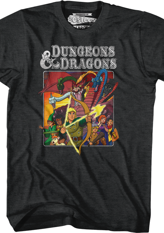 Cartoon Characters Dungeons & Dragons T-Shirt - main product image