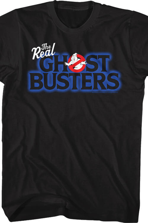Cartoon Logo Real Ghostbusters T-Shirtmain product image
