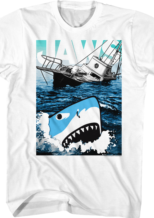 Cartoon Shark Jaws T-Shirt - main product image