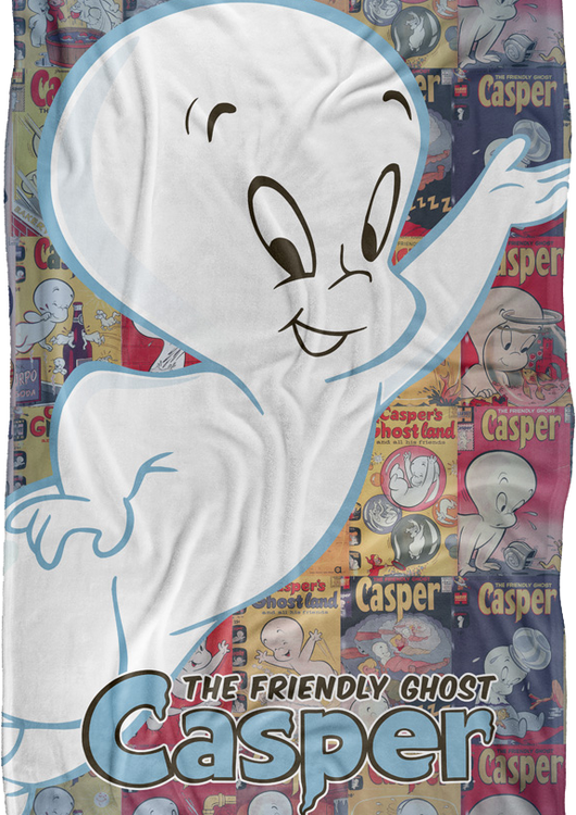Casper the Friendly Ghost Fleece Blanket - main product image