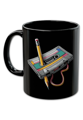 Cassette Tape Rewind Coffee Mug