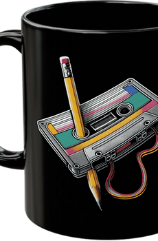 Cassette Tape Rewind Coffee Mug