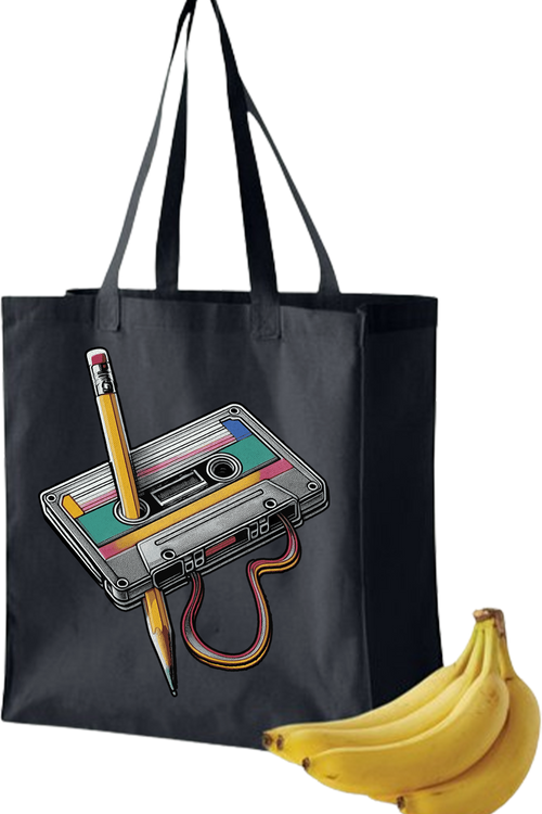 Cassette Tape Rewind Tote Bagmain product image