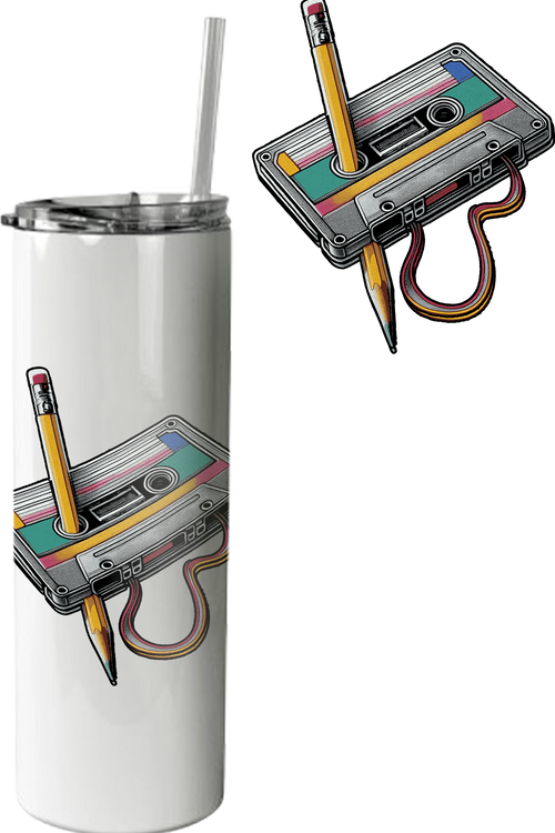 Cassette Tape Rewind Tumblermain product image